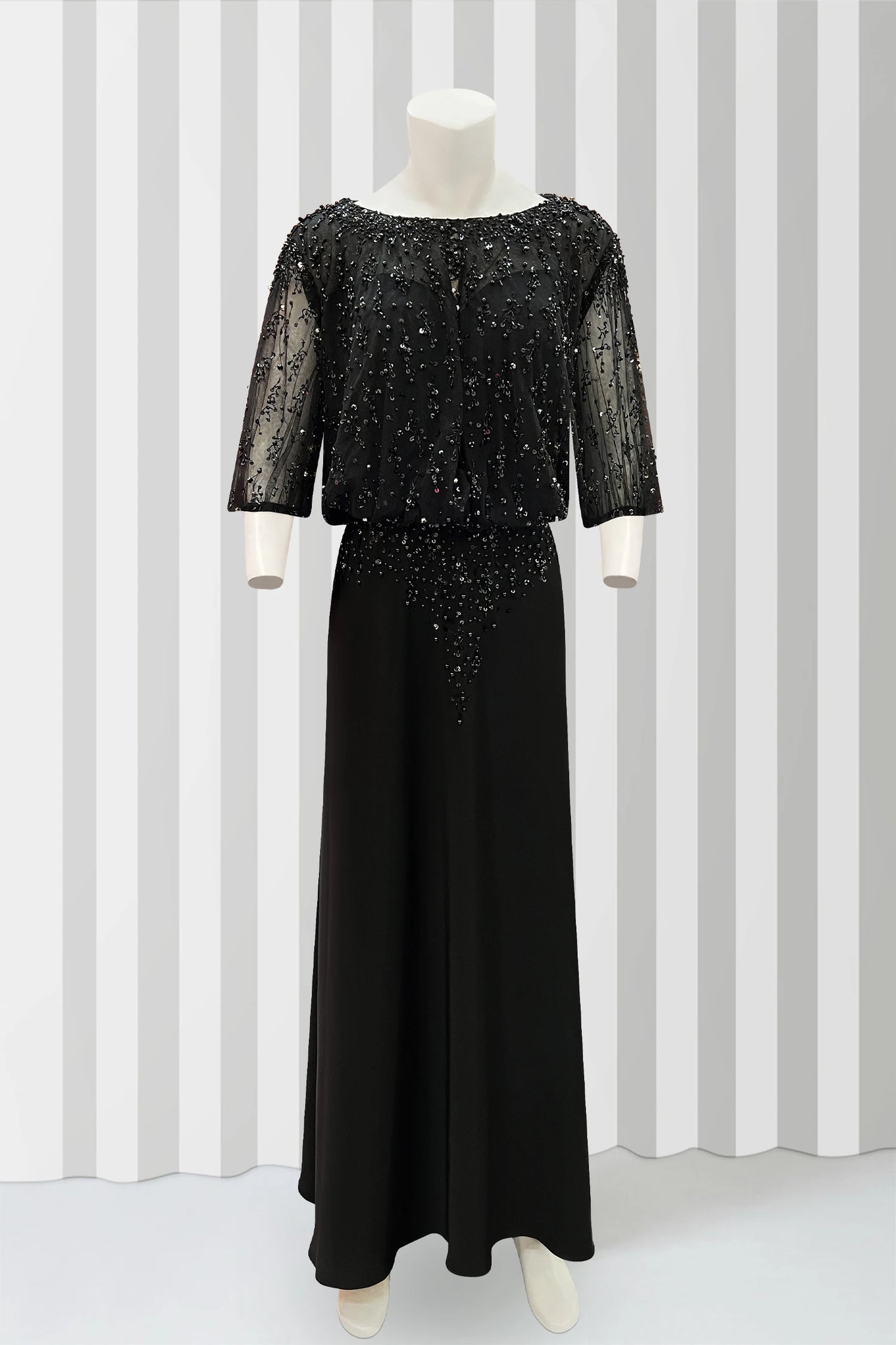 Amay tailor shop mother of bride dress silver sequin beads dress occasion wear dress plus size sequin dress silver formal gown