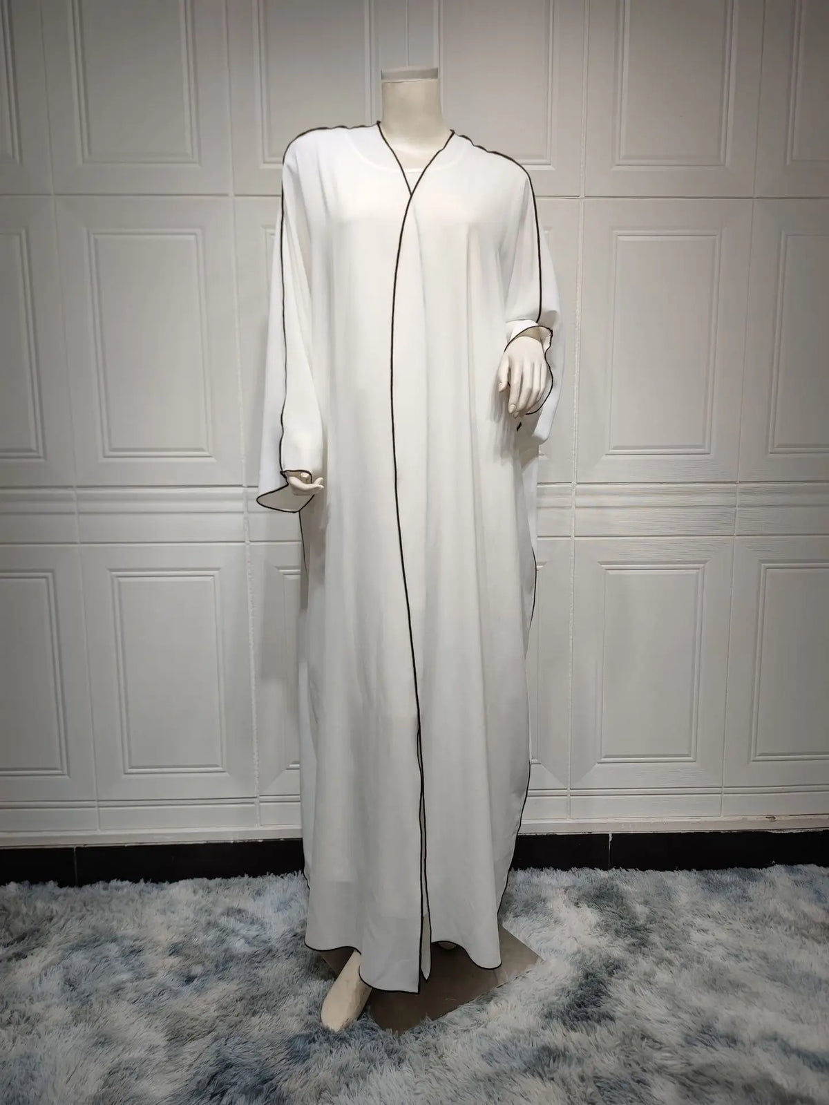 Maxy Open Casual Abaya Large Size Prayer Dress Jalabiya Turkey Islamic Muslim Clothing Women Moroccan Kaftan Woman Modest Outfits