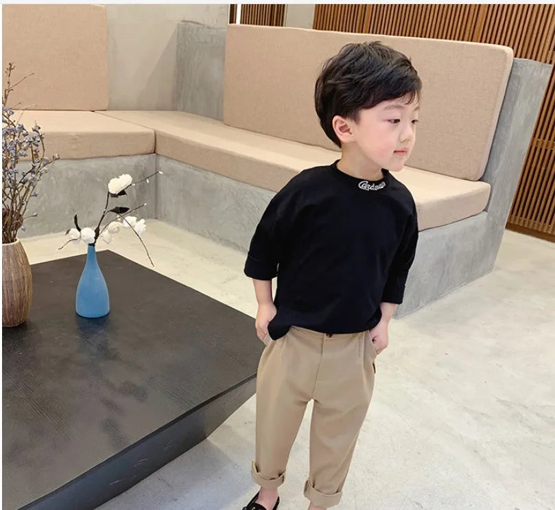 Maxy Teenager Boys Pink Black Jacket Pants 2Pcs Clothing Set Gentleman Kids Formal Wedding Suit Children Performance Graduation Dress