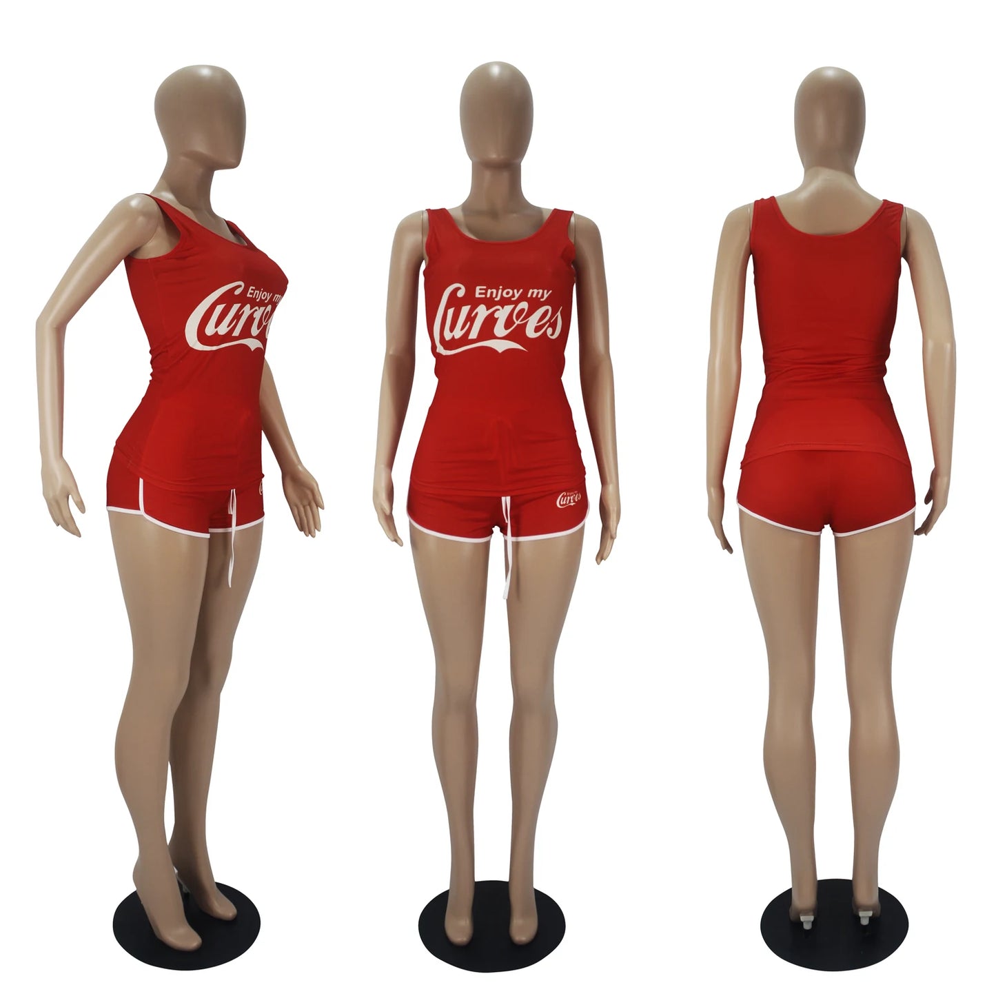 Maxy Short Sets 2 piece sets women outfit juicy Tank Top Shorts matching sets Summer Clothes Sports Fitness Workout Tracksuits