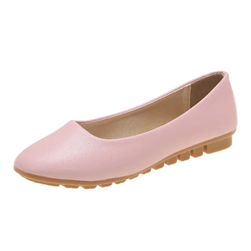 Maxy New women's shoes pointed toe flat soft sole casual women's shoes