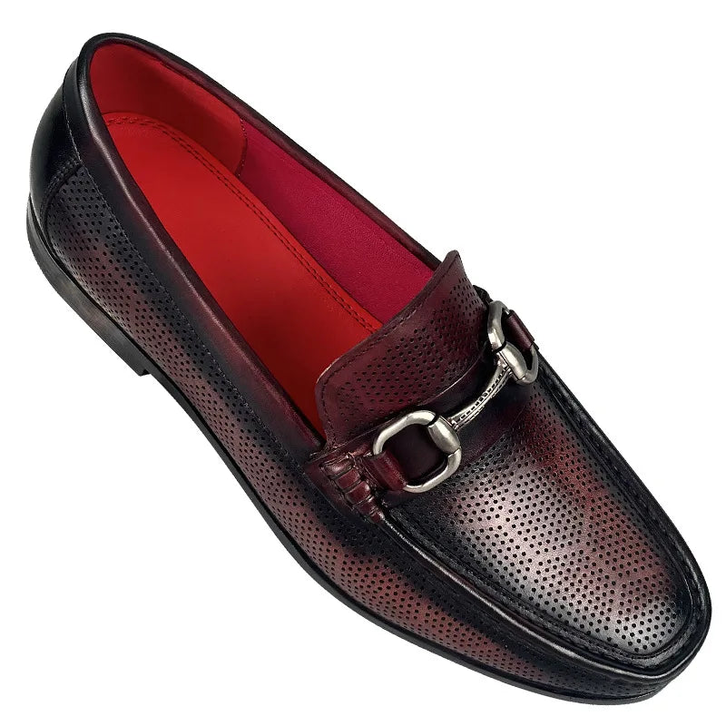 Maxy Men Dress Shoes Loafers Genuine Leather Shoes Business Wedding Party Shoes Men Slip On Casual Green Shoes Office Formal Shoes
