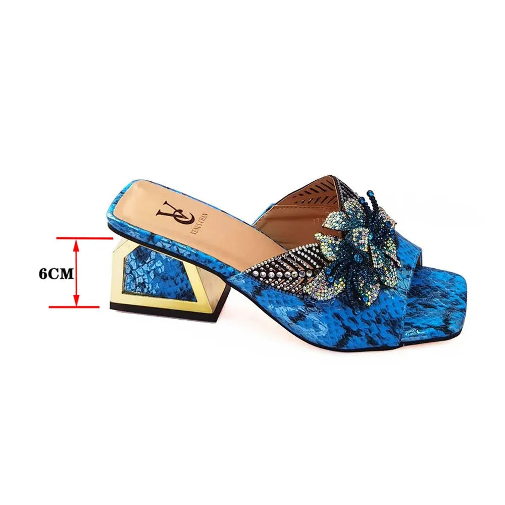 New Arrival Italian Shoe and Bag Set for Party In Women Summer High Heeled Shoes for Women Designer Shoes Women Luxury 2024