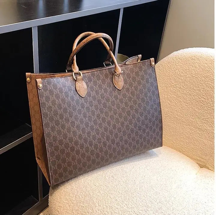 Maxy Big Size handbags For Women Large Tote High-Capacity Leather Purses And Handbag Designer 2023 Monogram Lady Office Work Handbag