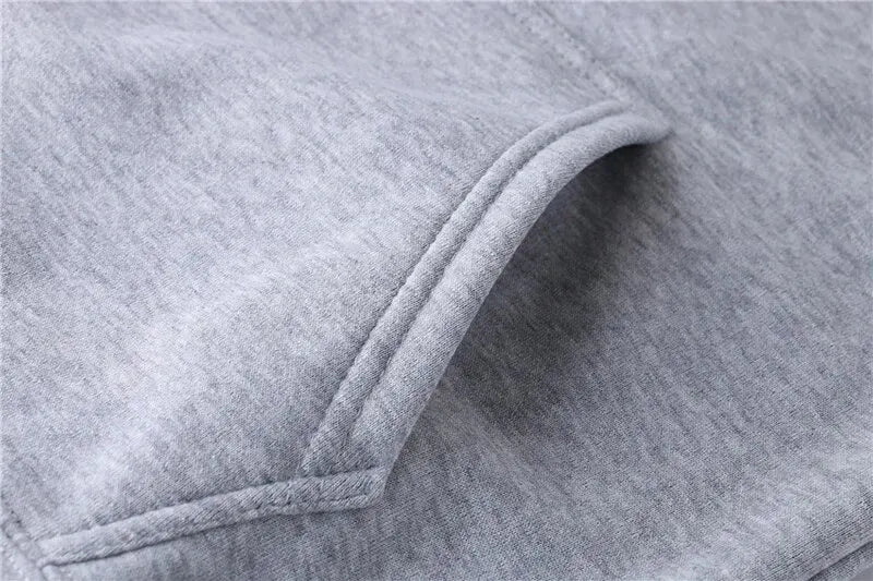 Maxy Men's Autumn and Winter New Solid Color Hoodie+pants Two-piece Set Fashionable Casual Sports Set Size S-4XL