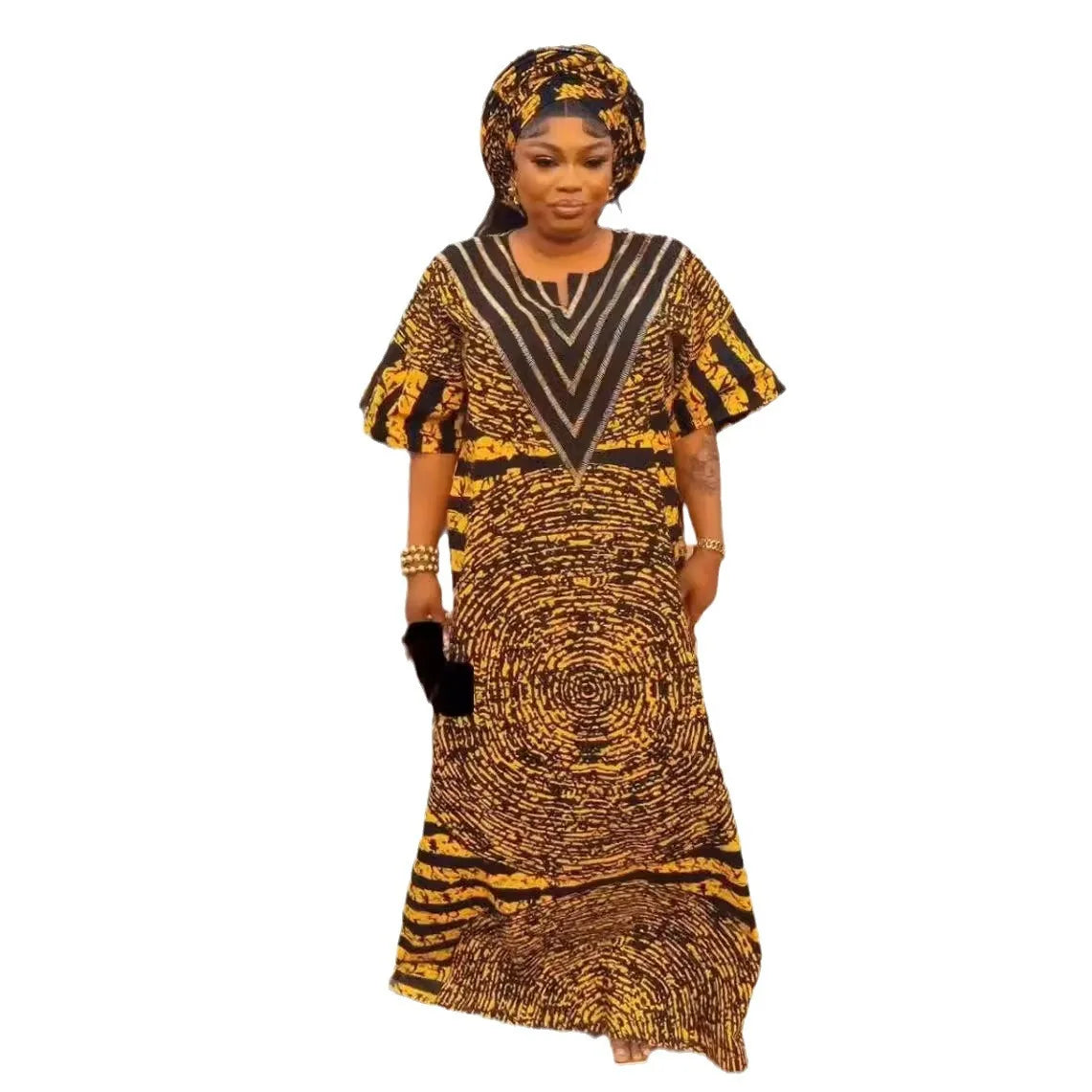 Maxy Dresses for Women Hot Drilling Muslim Satin Abaya Loose Kaftan Dubai Dress Boubou Robe Turkey African Dashiki Clothing