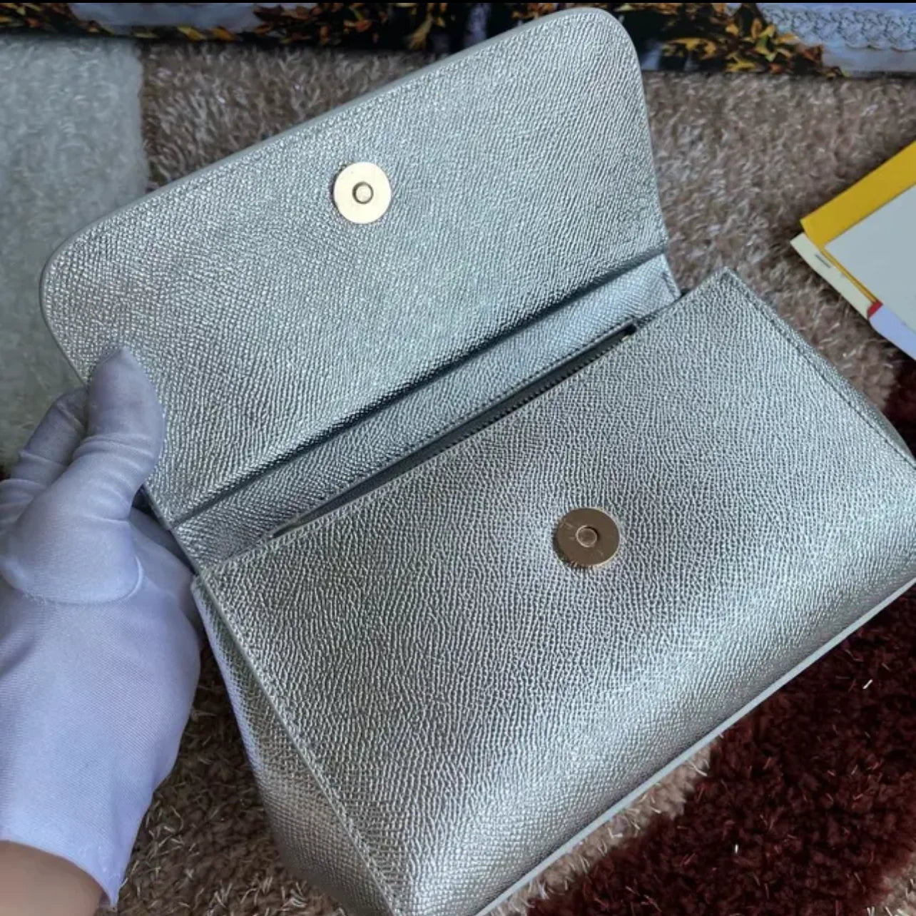 Maxy New Handprint Cowhide Bags For Women Luxury Designer Shoulder Bag Fashion Ladies Handbags