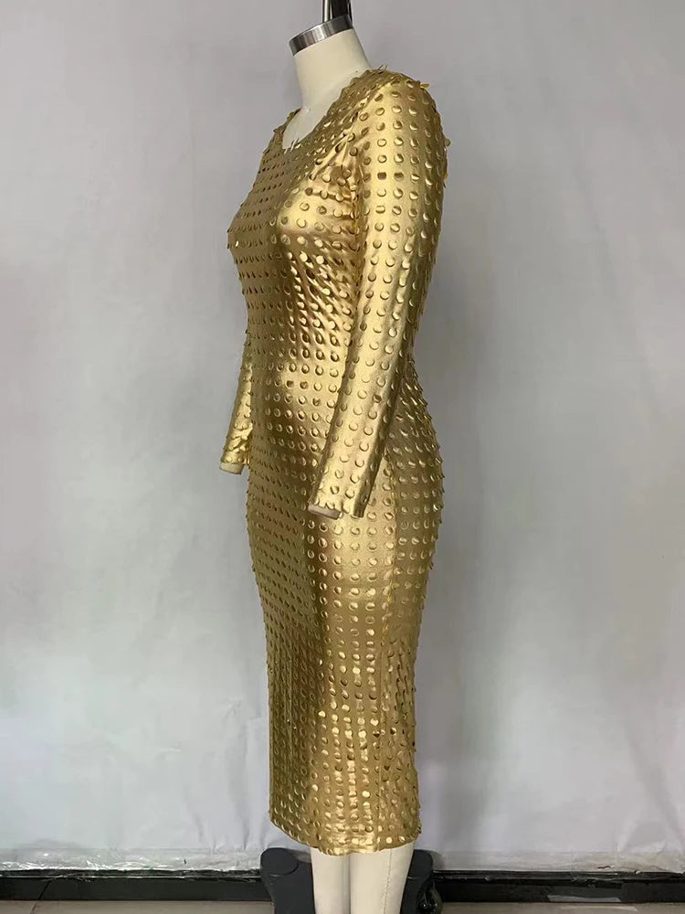 Amay Transparent Elegant Dresses Spring Clothes Tight Long Sleeve Dress Sexy Party Night Club Dress Plus Size dress