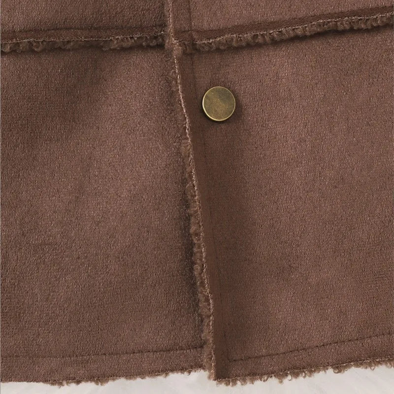 Maxy Fashion Baby Girl Boy Hooded Jacket Warm Fleece Inside Infant Toddler Child Faux Fur In One Coat Winter Autumn Baby Clothes 0-3Y