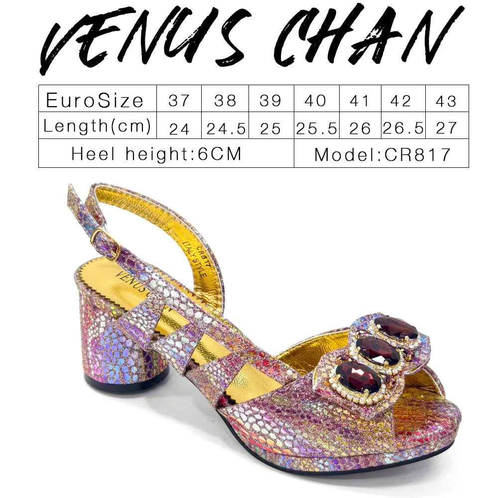 Maxy High Quality African Style Ladies Shoes and Bags Set Latest Colorful Shoes And Bag Set For Party HDS1-8