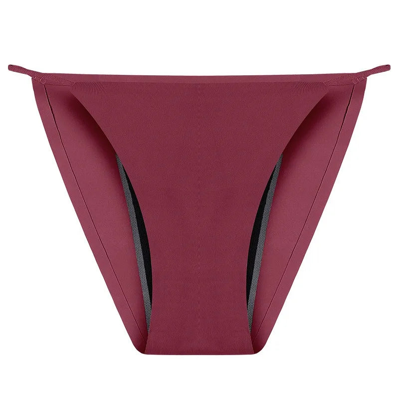 Maxy Four Layers of Period Underwear for Women Leak Proof Plus Size Seamless Girl Lace Thong