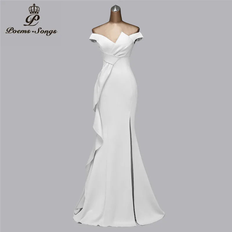 Maxy Beautiful new candy color evening dresses greed dress prom dresses mermaid vestidos de fiesta de noche women dress elegant