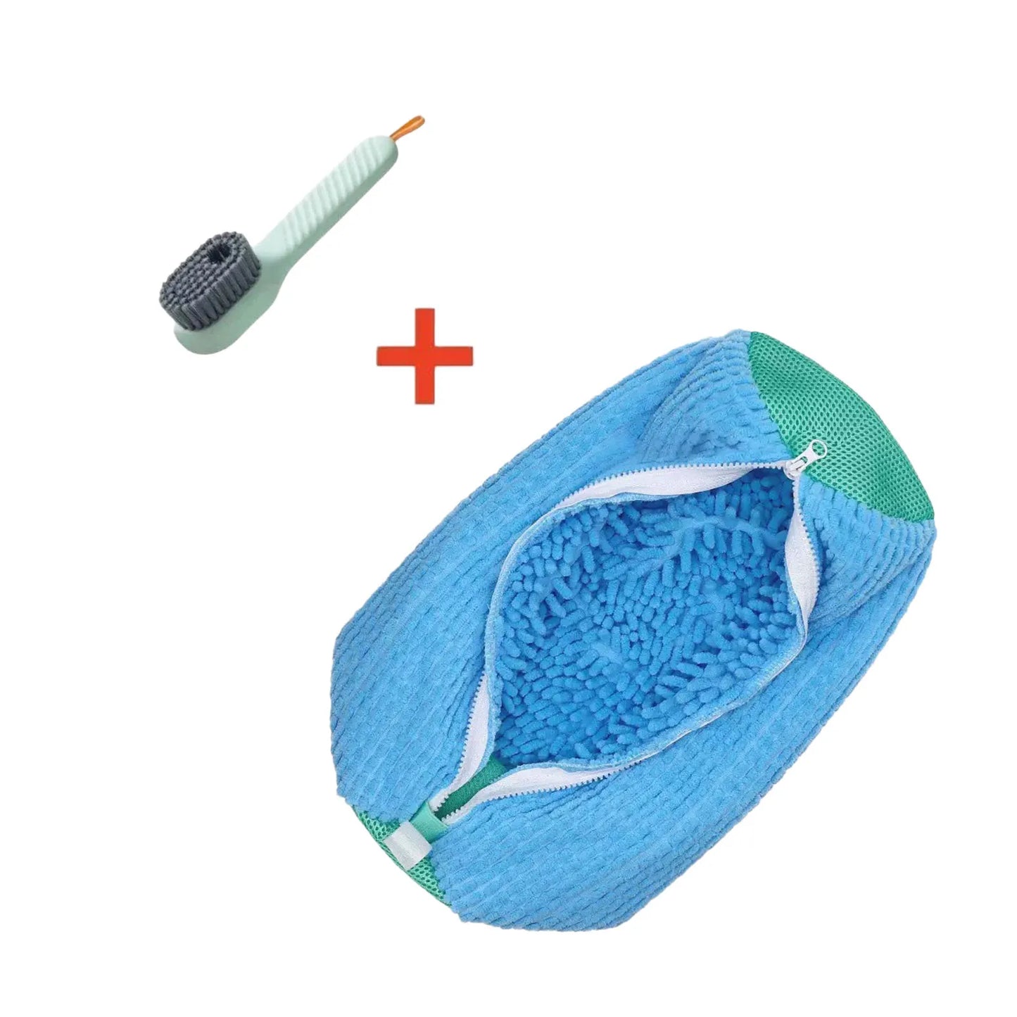 Maxy Durable Shoe Washing Machine Bag or brush for All Shoe Types,Ideal for Sneakers and Casual Shoes,Laundry Wash Bag