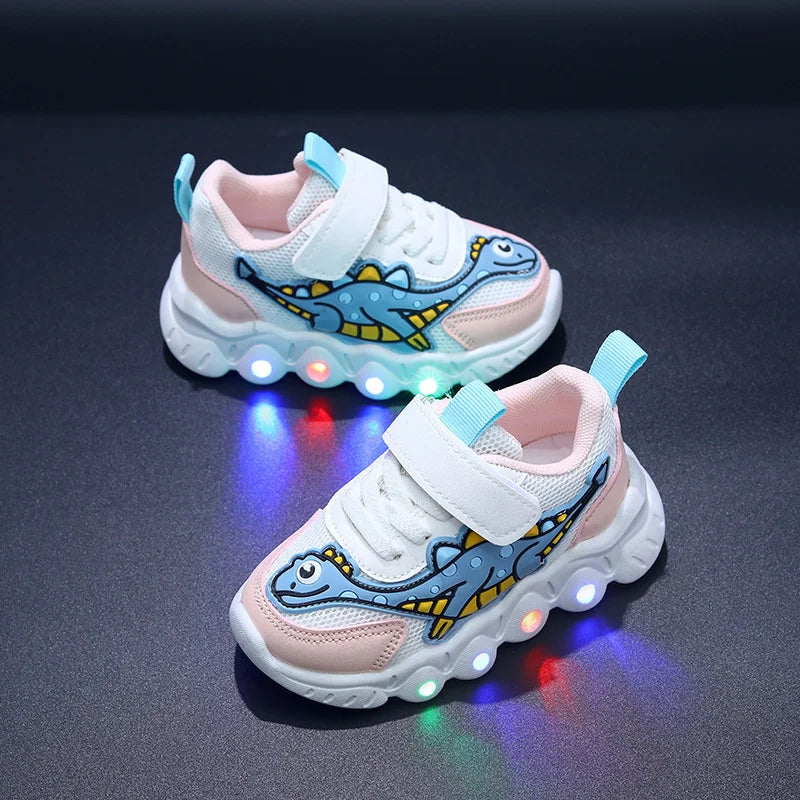 Maxy New LED Children's Trainers Boys and Girls Tennis Shoes Sports Shoes for Toddlers Child Kids Sneakers