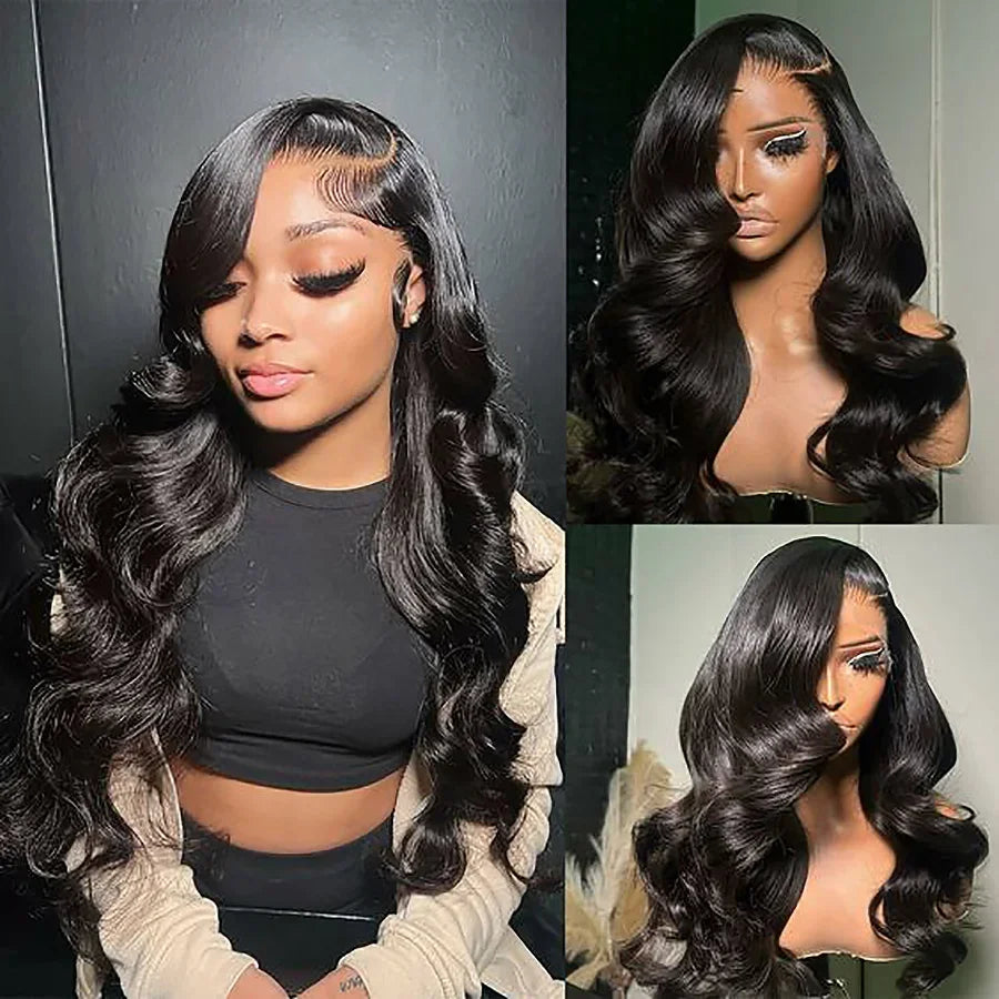 Maxy Body Wave 13x6 HD Lace Frontal Wig Brazilian 30 38 Inch Body 200 Density 13x4 Transparent Lace Frontal Human Hair Wigs For Women