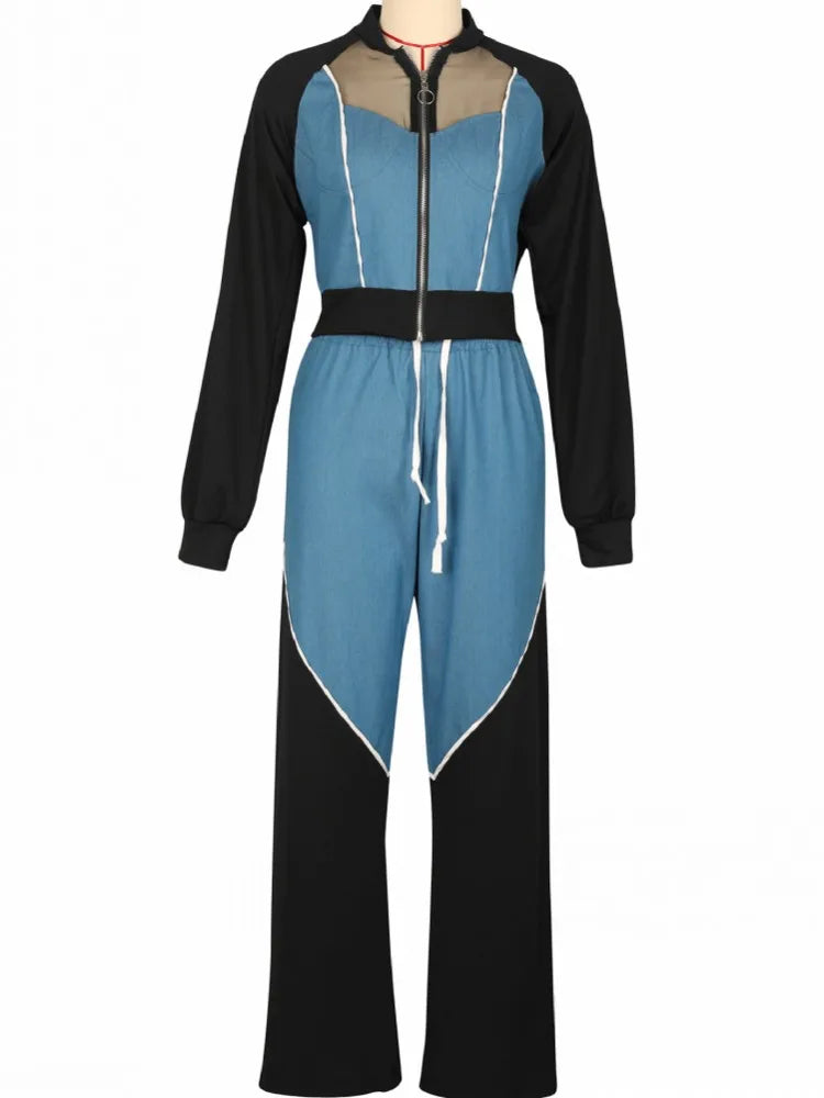 Maxy 2 Piece Women Sets New Arrival Spring Summer Matching Sets Two Pieces Sets Denim Top Jeans Pants Suits Outfits Clothing