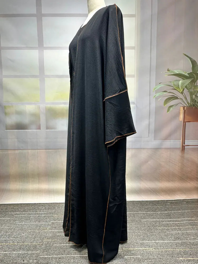 Maxy New Design Abaya Muslim Sets Women Coat Dress 2PC Suits Eid Ramadan Prayer Garment Islam Arabic Turkey Modest Dresses Robes