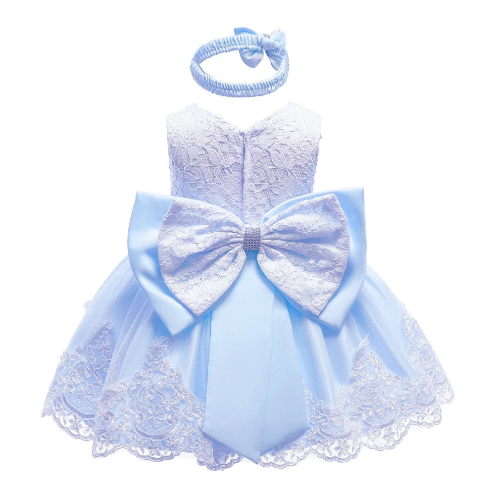 Maxy Hot Selling 0-5 Years Girl Dress Red Princess Party Dresses For Baby 1 year Girls Toddler Christening Gown Newborn Kids Clothes