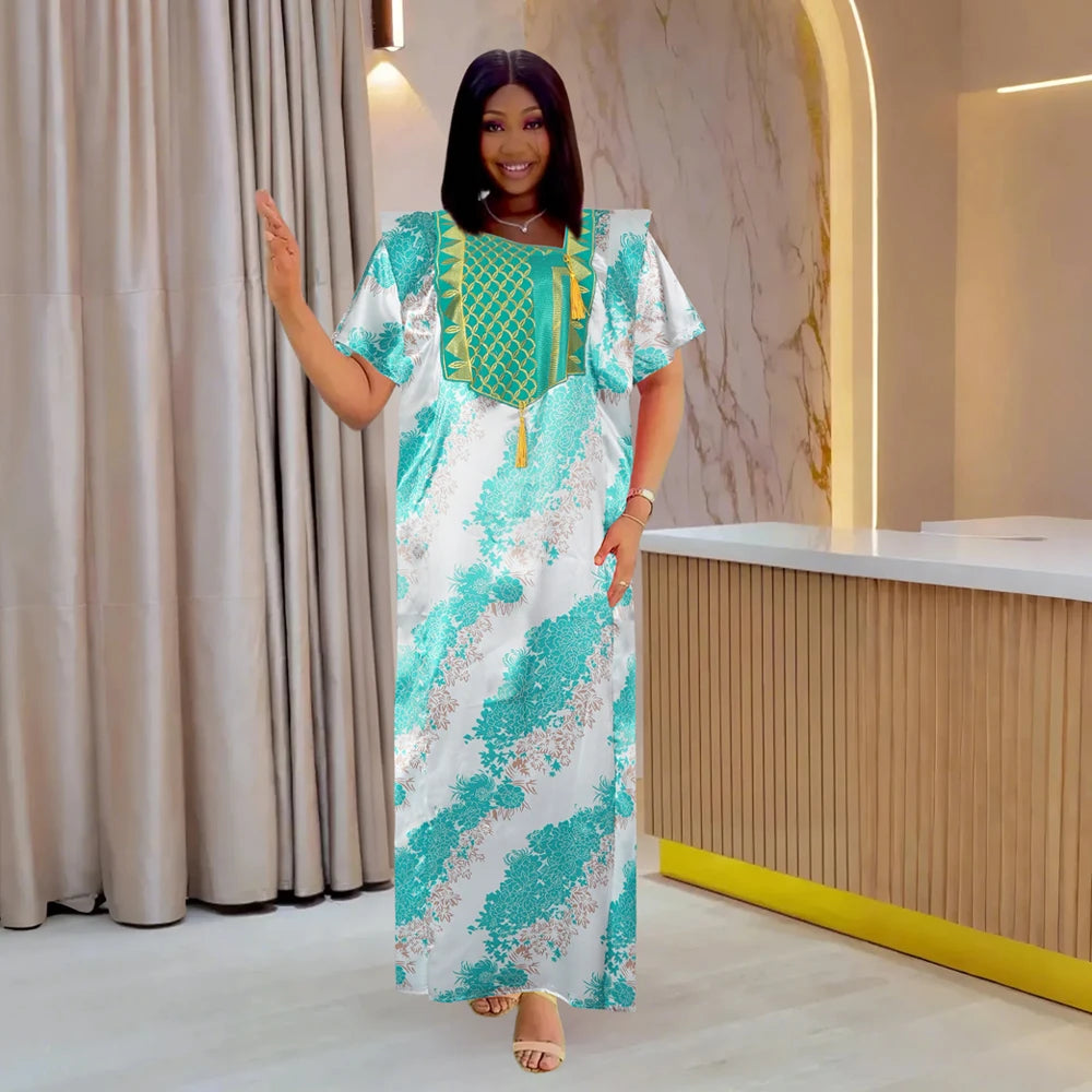 Maxy MD Abayas African Muslim Robe For Women Dubai Luxury Fashion Dress Evening Party Dresses Femme Boubou Djellaba Kaftan Wear