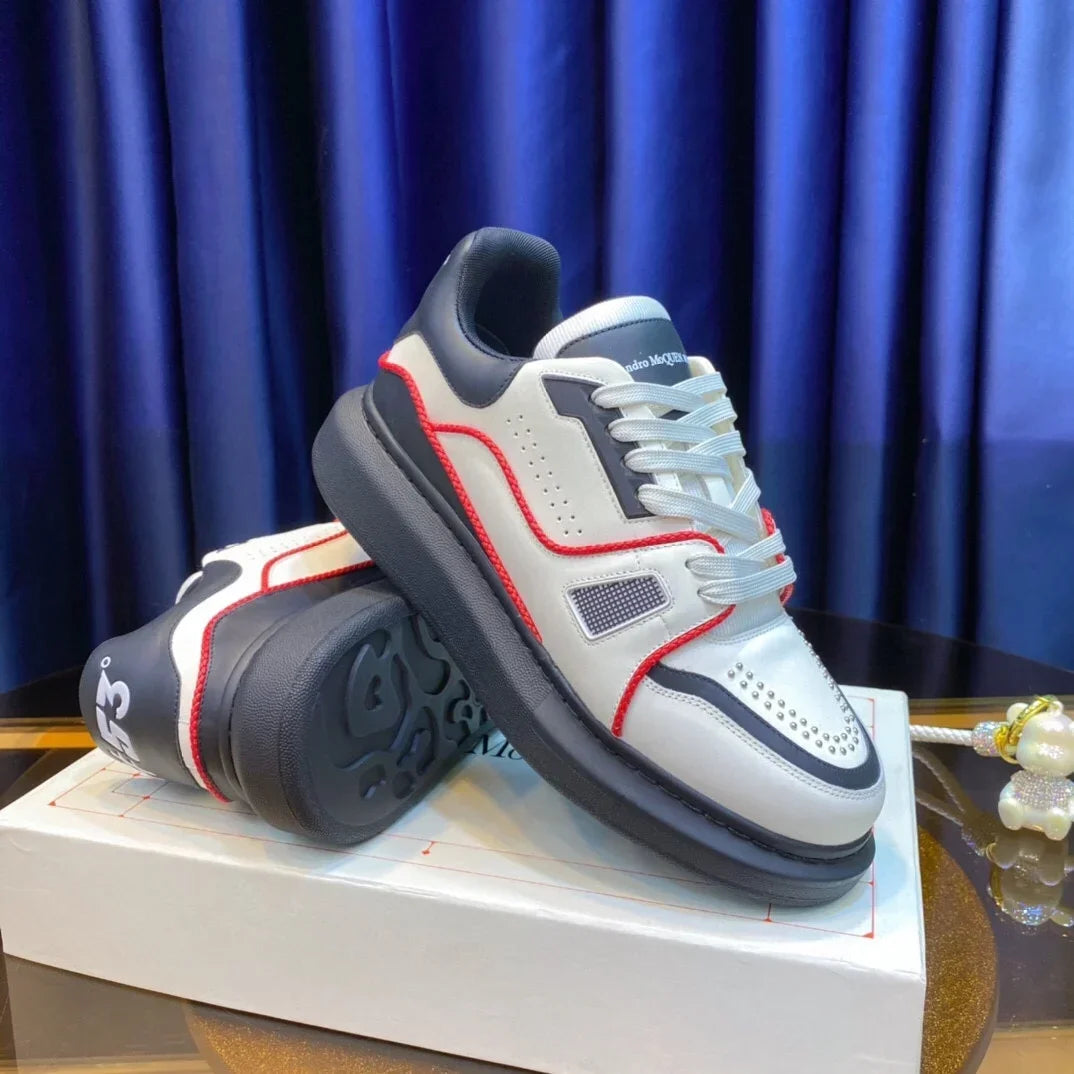 Visco Top Hight Quality Men's Casual Sneakers Real Leather Women's Brand Designer Tennis Shoes Classic Fashion Design running shoes