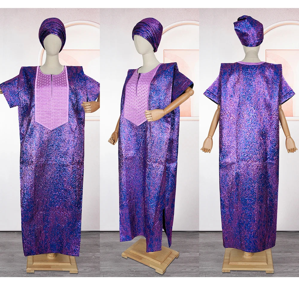 Maxy Dresses for Women Traditional Africa Clothing Dashiki Ankara Outfits Gown Abayas Robe Muslim Kaftan Maxy Long Dress
