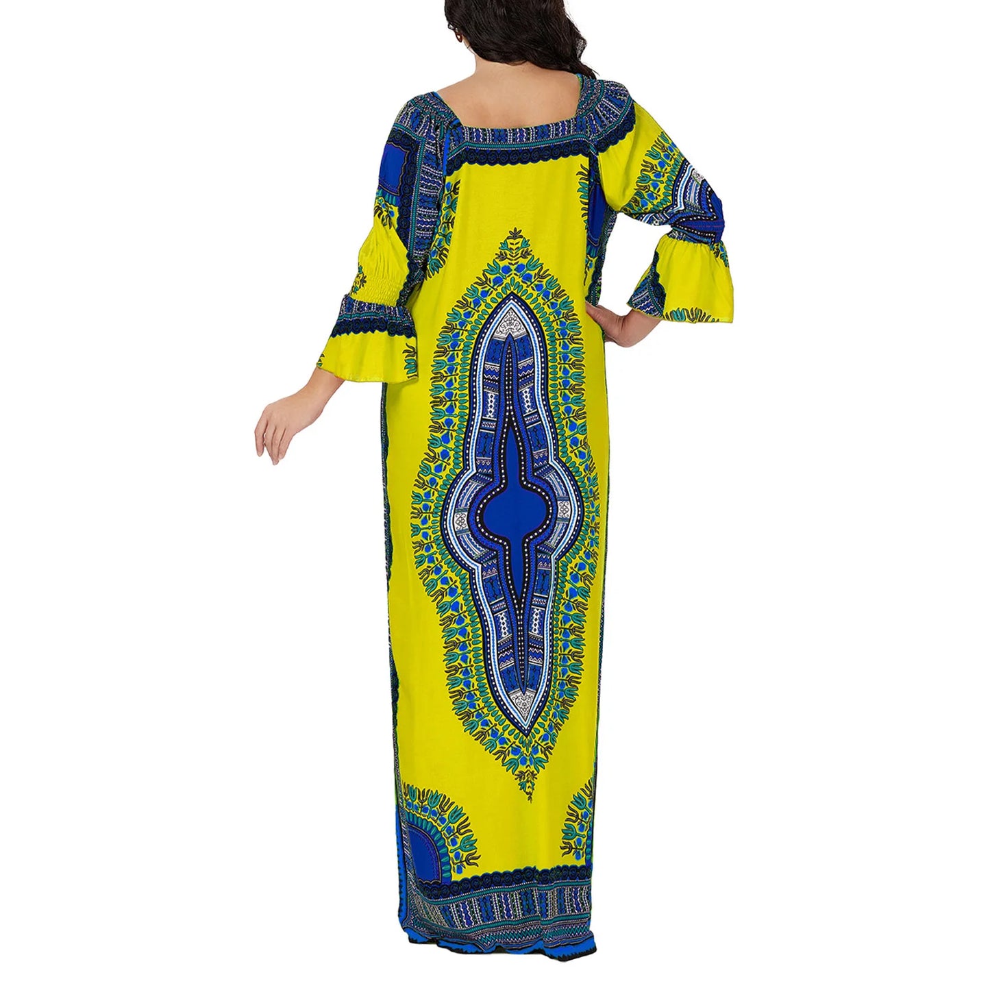 Maxy Plus size Moroccan Traditional Dress cotton Abaya marocain Kaftan African Beach Home Dashiki Loungewear African Dresses For Women