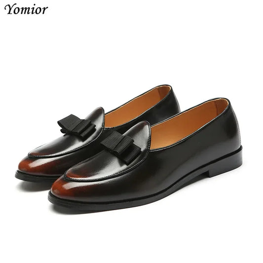 Amay Man Classic Dress Leather Shoes Italian Business Formal Oxfords British Fashion Spring Autumn Business Wedding Shoes Big Size