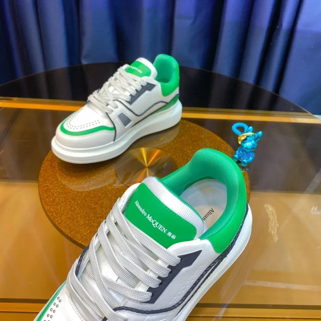 Visco Top Hight Quality Men's Casual Sneakers Real Leather Women's Brand Designer Tennis Shoes Classic Fashion Design running shoes