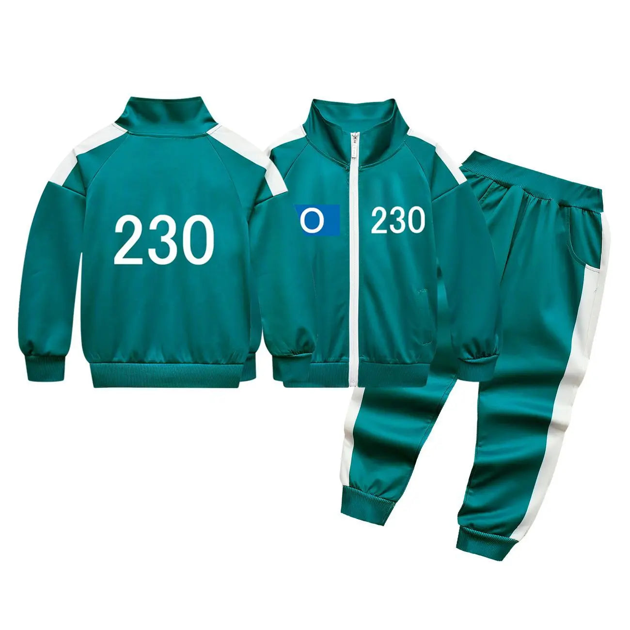 Maxy New Kids Customized Calamari Games 2 Clothes T-shirt 230 Children Tracksuit Boys Girls Tops Carnival Party Halloween C