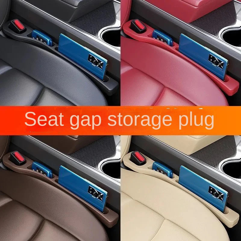 Maxy 2Pcs Car Seat Gap Plug Strip Proof Seat Gap Storage Organizer Side Seam Car Gap Filler Leak Interior Decoration Universal
