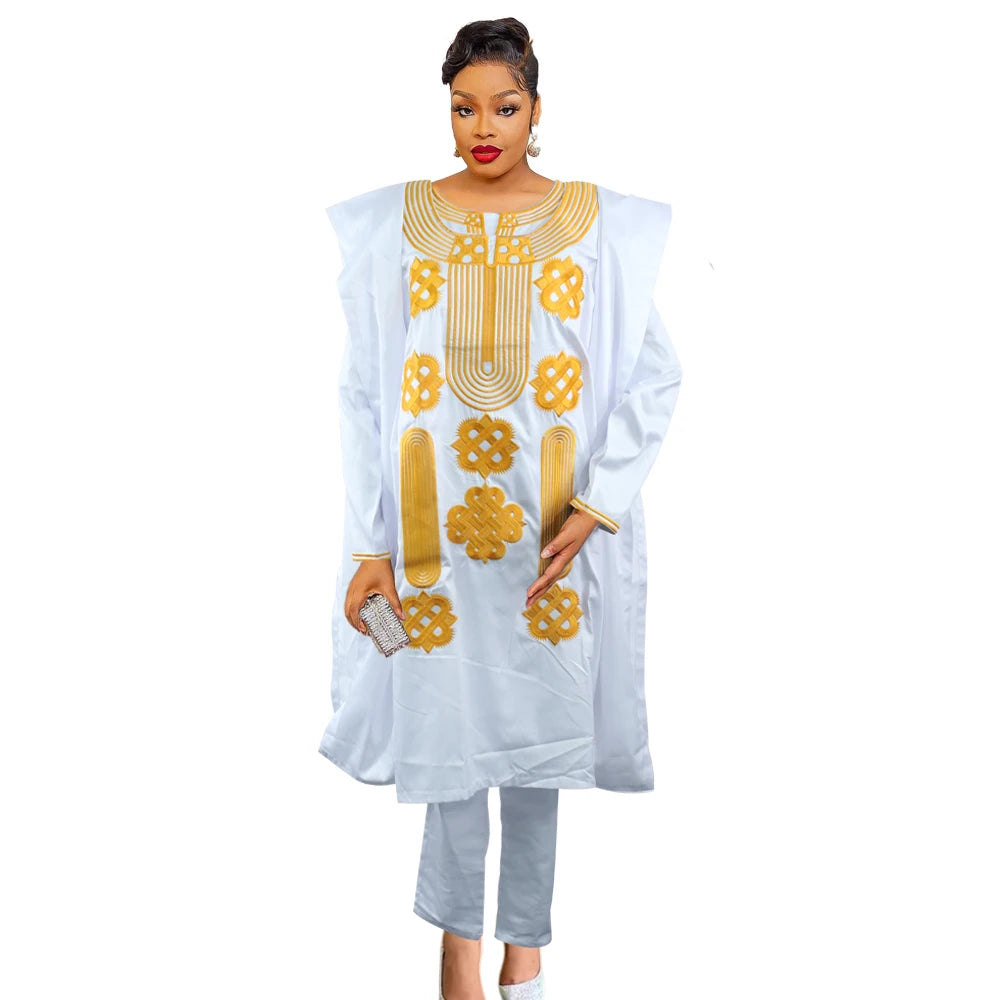 Maxy Top and Pant Sets Fashion Attire Daily Leisure for Women Turkey Outfits Plus Size Comfortable Ladies Clothing African Clothes