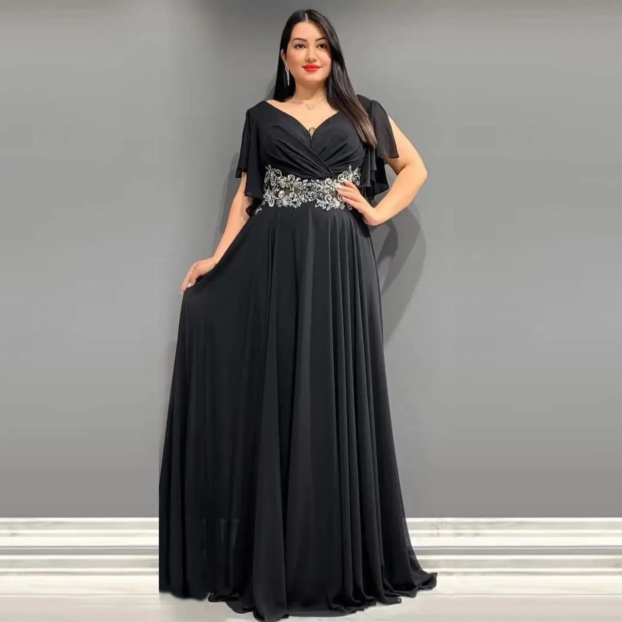 Maxy Plus Size African Party Dresses for Women New Fashion Dashiki Ankara Wedding Gowns Elegant Turkey Muslim Maxy Long Dress