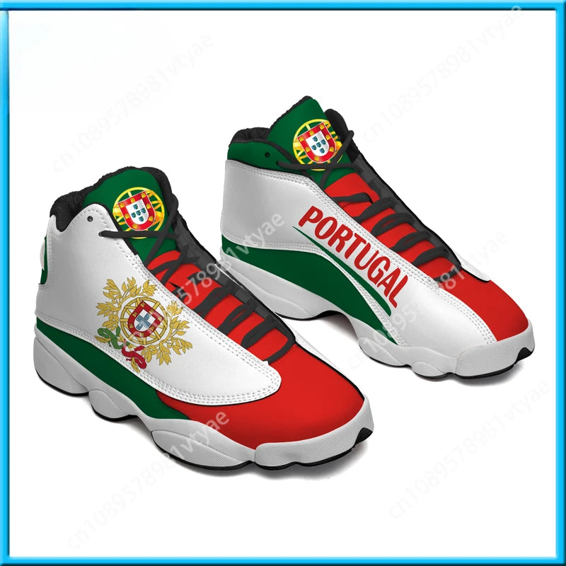 Maxy Print On Demand Southern Europe Bulgaria Greece Italy Portugal Romania Spain Flag Custom Sneaker