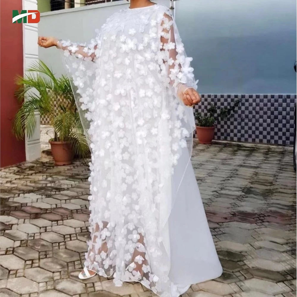 Maxy MD Abayas African Muslim Robe For Women Dubai Luxury Fashion Dress Evening Party Dresses Femme Boubou Djellaba Kaftan Wear