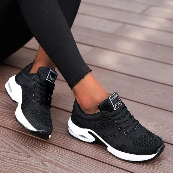 Maxy Big Size Summer Air Cushion Women's Sport Shoes Ladies Sneakers Female Running Shoes Sports Woman Blue Pink Basket Gym GMB-1055