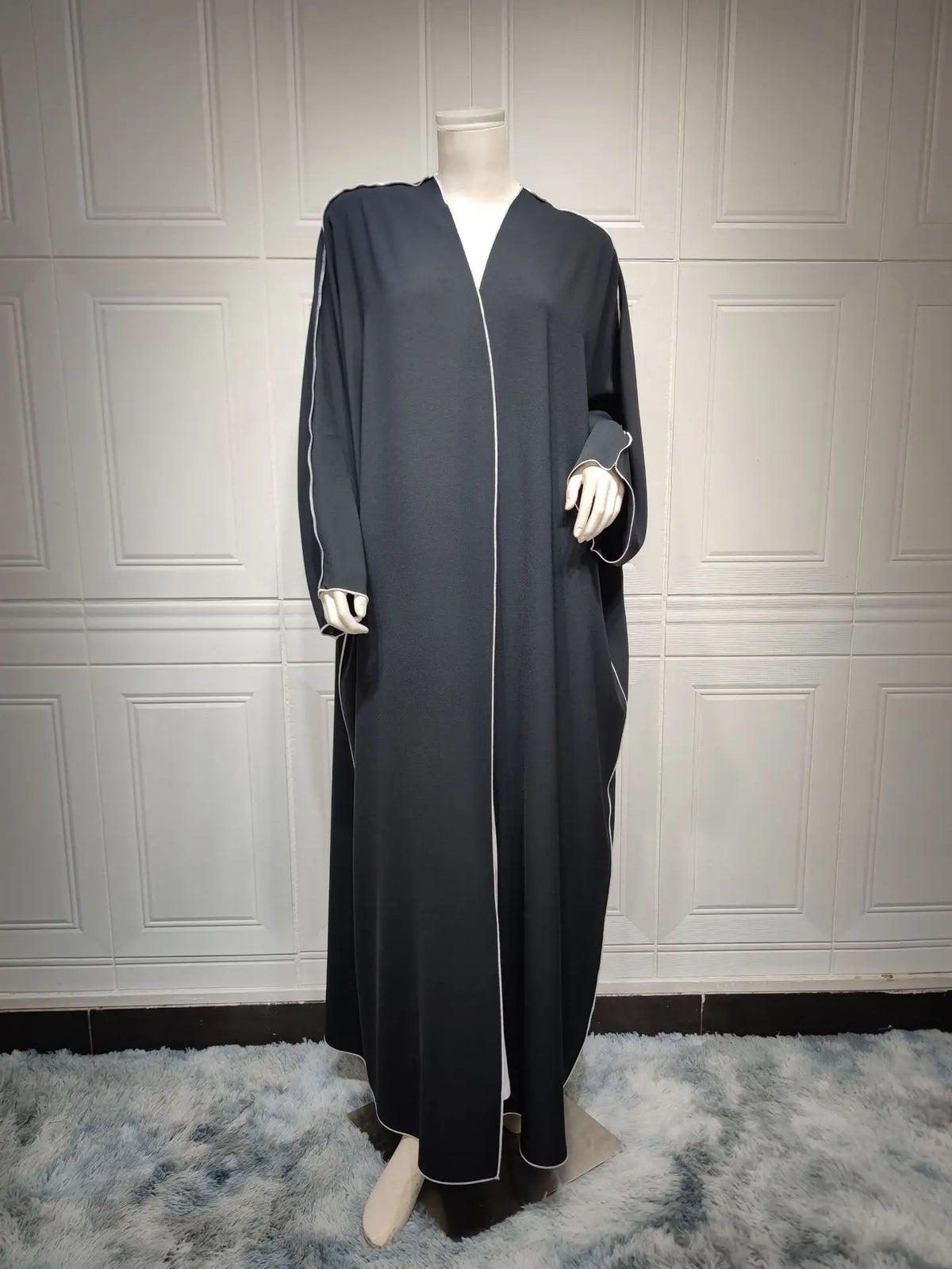 Maxy Open Casual Abaya Large Size Prayer Dress Jalabiya Turkey Islamic Muslim Clothing Women Moroccan Kaftan Woman Modest Outfits