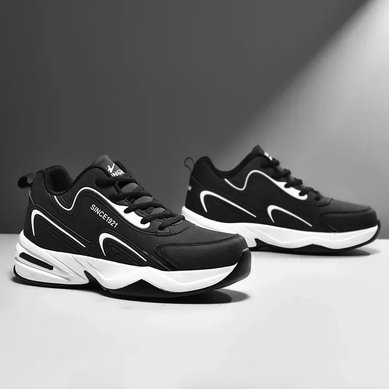 Visco VIPOL Sports Running Shoes Outdoor Walking Casual Sneakers Fashion Designer Leather Sneaker Waterproof Men's Tennis Masculina