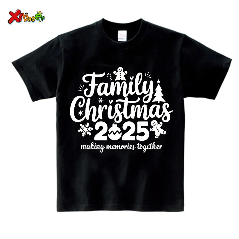 Family Matching Christmas Outfit Shirt 2025 Christmas Pajamas Set Matching Outfits Baby Girl Rompers Sleepwear Family Gift Shirt