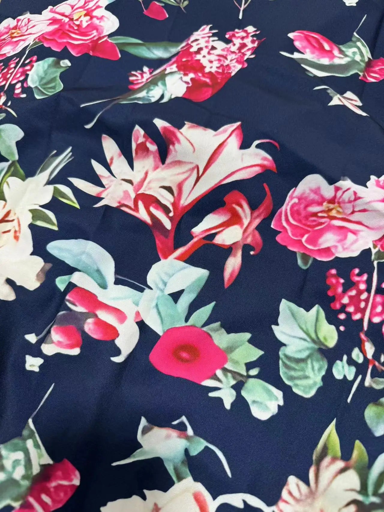 Maxy Plus-size floral print waist dress elegant sleeveless V-neck dress suitable for spring and summer party travel dating