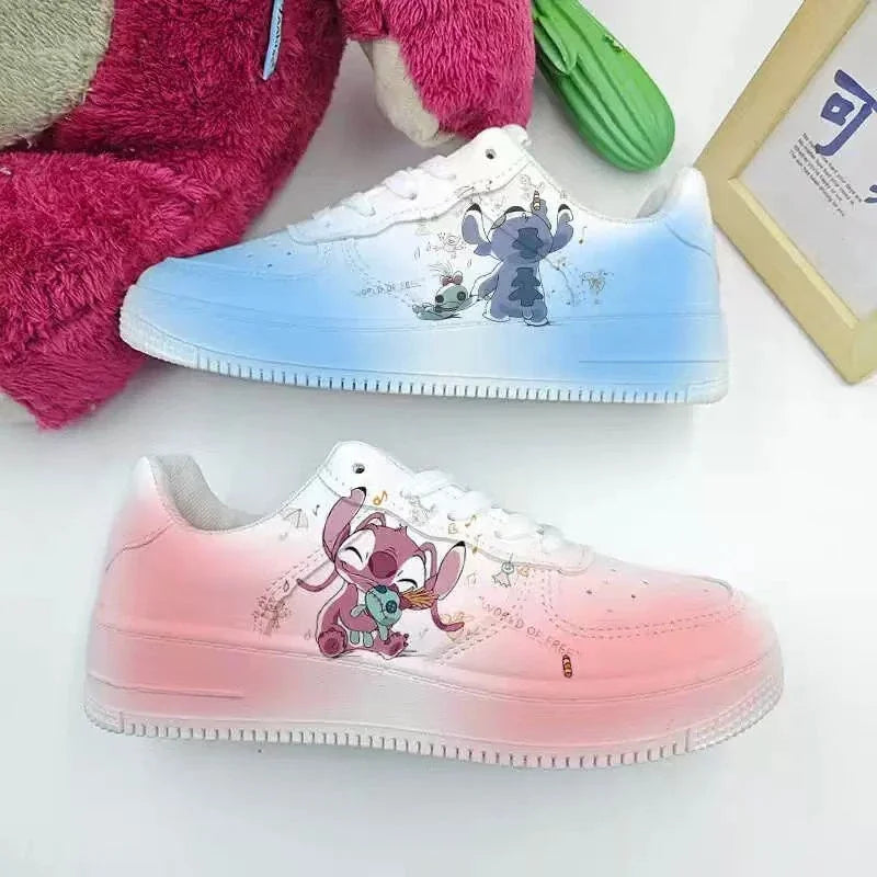 Maxy New Disney cartoon Stitch cute Casual shoes soft sports shoes for girlfriend gift EU size 35-44