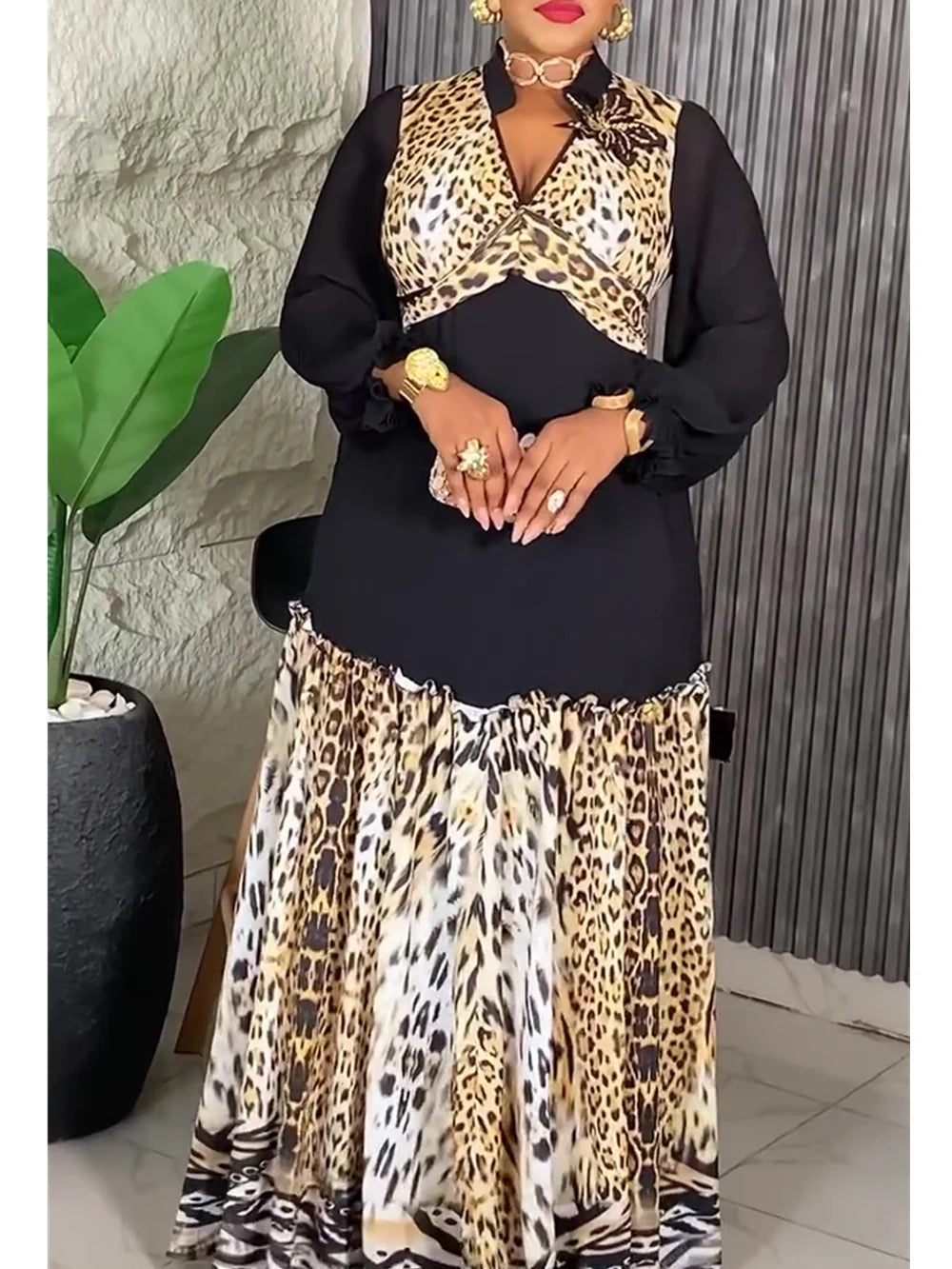 Amay Dresses for Women Plus Size Clothes Dashiki Ankara Turkey Outfits Gown Elegant Muslim Wedding Party Long Dress