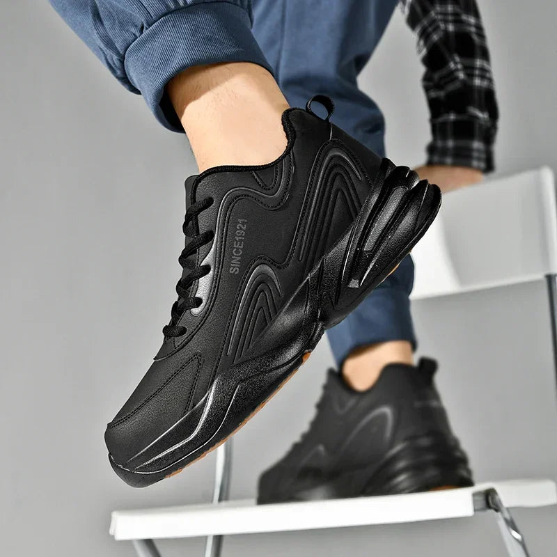Visco VIPOL Sports Running Shoes Outdoor Walking Casual Sneakers Fashion Designer Leather Sneaker Waterproof Men's Tennis Masculina