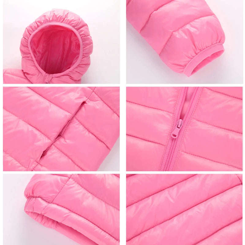 Maxy 2-12 Years Autumn Winter Kids Down Jackets for Girls Children Clothes Warm Down Coats For Boys Toddler Girls Outerwear Clothes