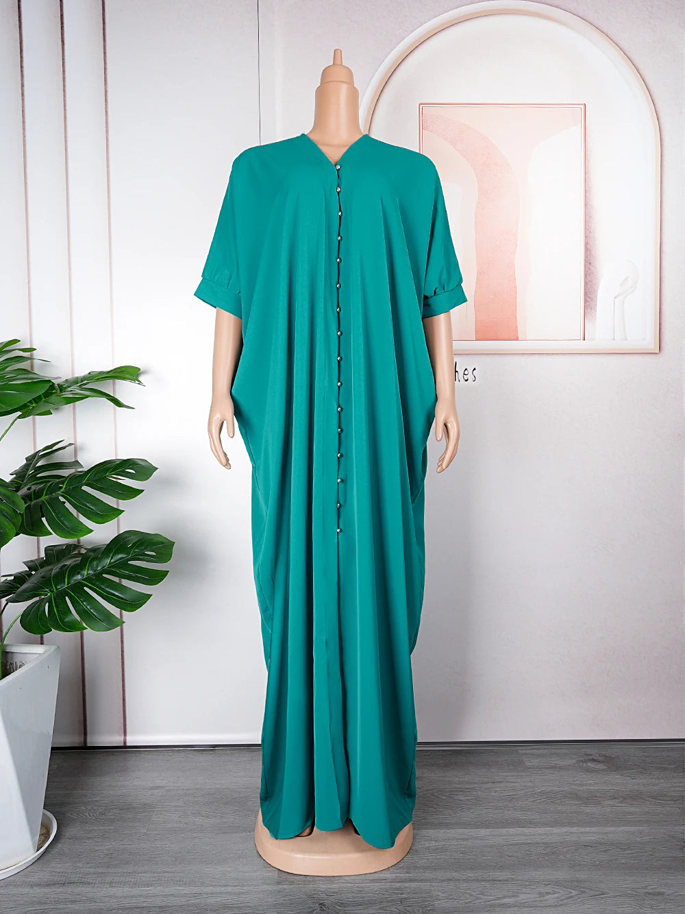 Maxy Plus Size Party Dresses for Women New Dubai Kaftan Muslim Chiffon Maxy Long Dress Dashiki Ankara Outfits Gown