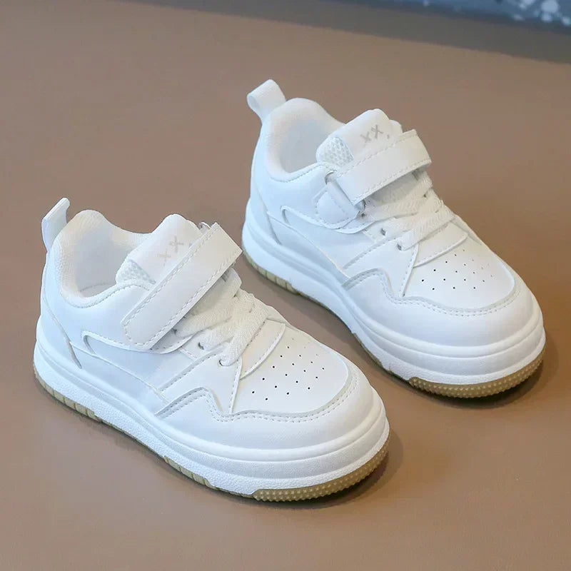 Maxy Children's Casual Sneakers New Comfortable Single Shoe Baby Boys Girls Toddler Small White Shoes Tennis Sports Board Shoes
