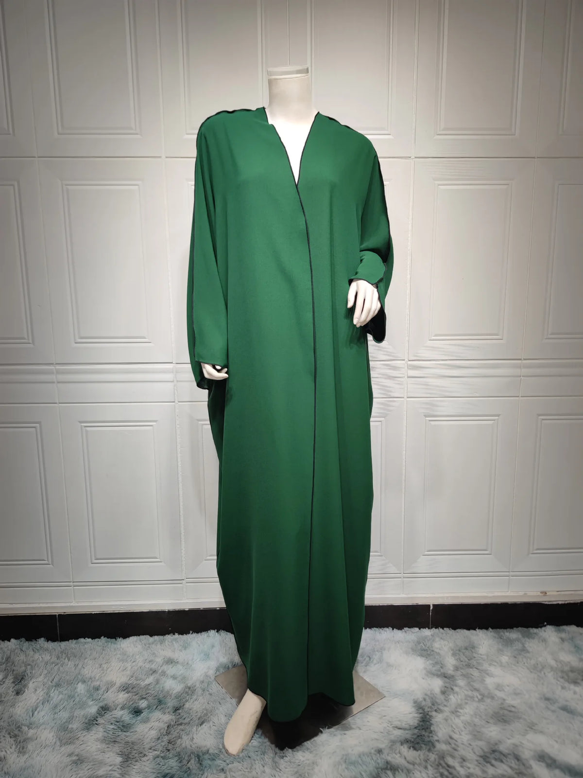Maxy Open Casual Abaya Large Size Prayer Dress Jalabiya Turkey Islamic Muslim Clothing Women Moroccan Kaftan Woman Modest Outfits