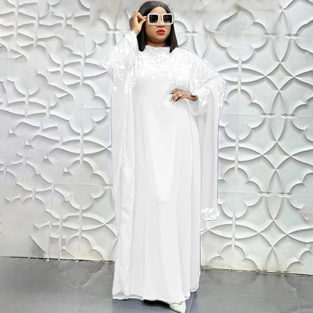Maxy Abayas for Women Dubai Luxury African Muslim Fashion Dress Caftan Marocain Evening Party Dresses Boubou Robe Djellaba Femme