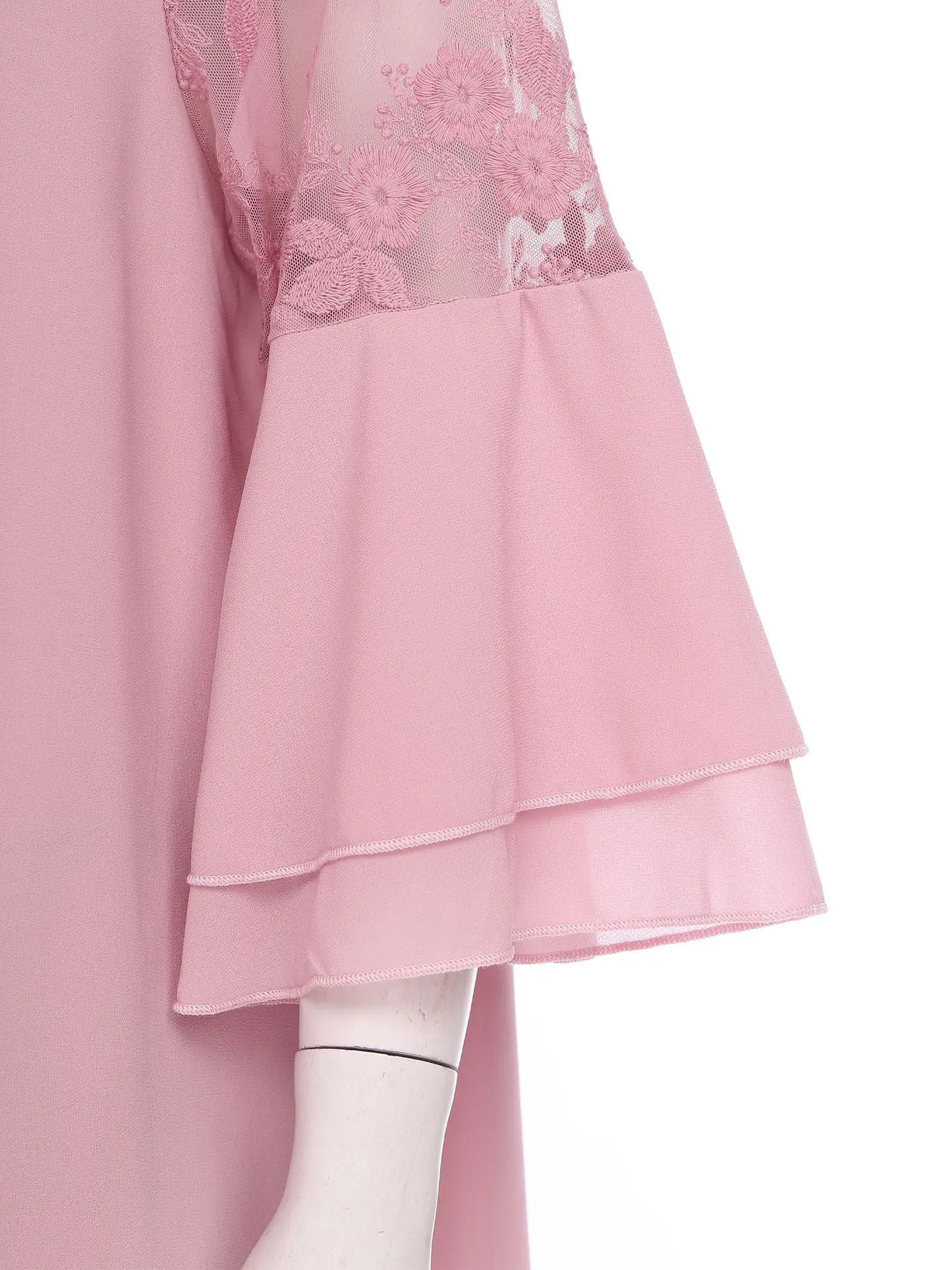 Maxy Women Holiday Dress Summer Evening Cocktail Gown Woman Elegant Pageant Holiday Festival Costumes Lace Embroidery Party Dresses