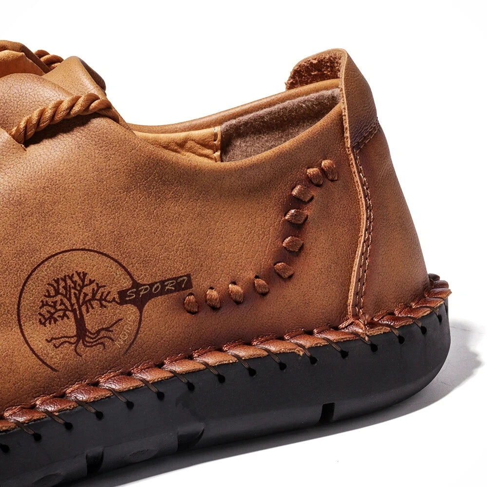 Visco Handmade Leather Casual Men Shoes Design Sneakers Men Comfortable Leather Shoes Men Loafers Hot Sale Moccasins Driving Shoe