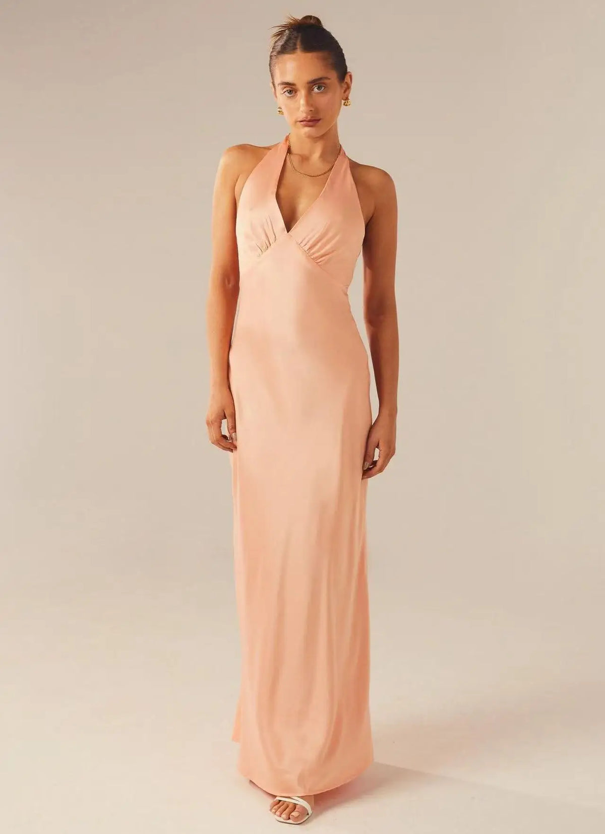 Maxy Sega Satin Bridesmaid Dress Long Length Formal Wrap Sexy Bridesmaid Dress Evening Dress Wedding Cocktail Dresses